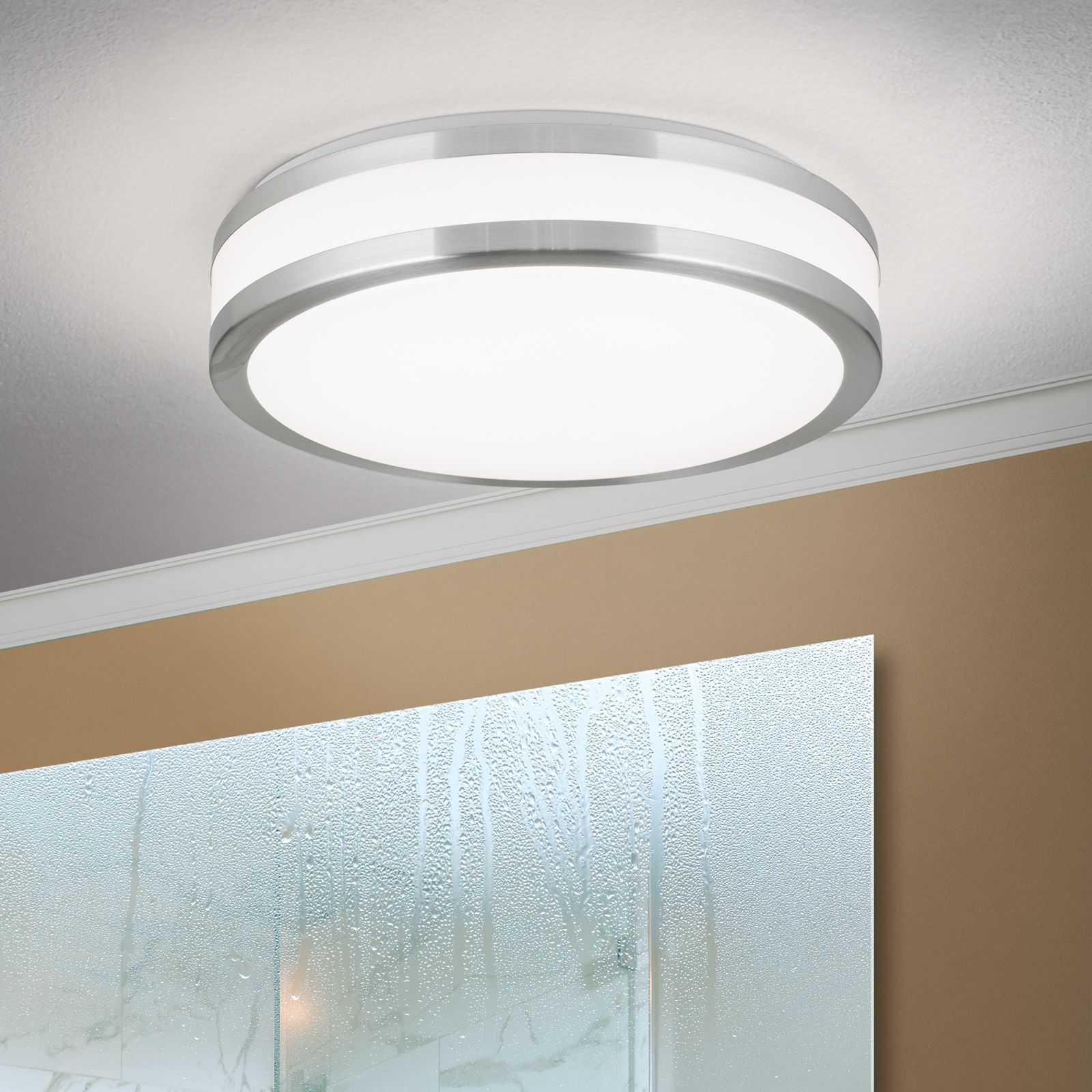LED Deckenleuchte NEDO, 30cm mit Alu-Dekor