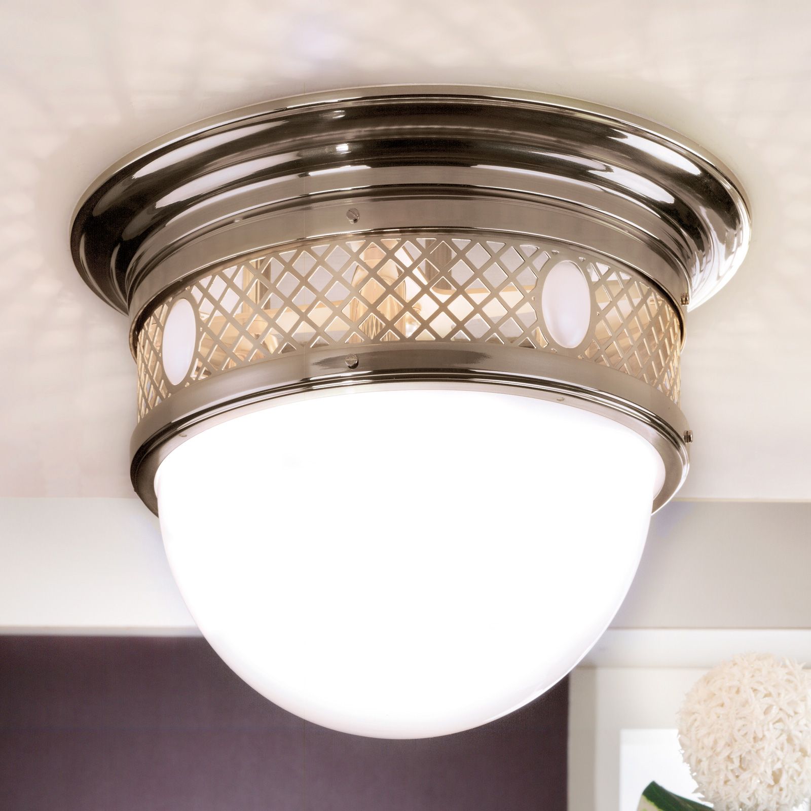 Ceiling Light ALT WIEN, Antique Brass finish, 39cm