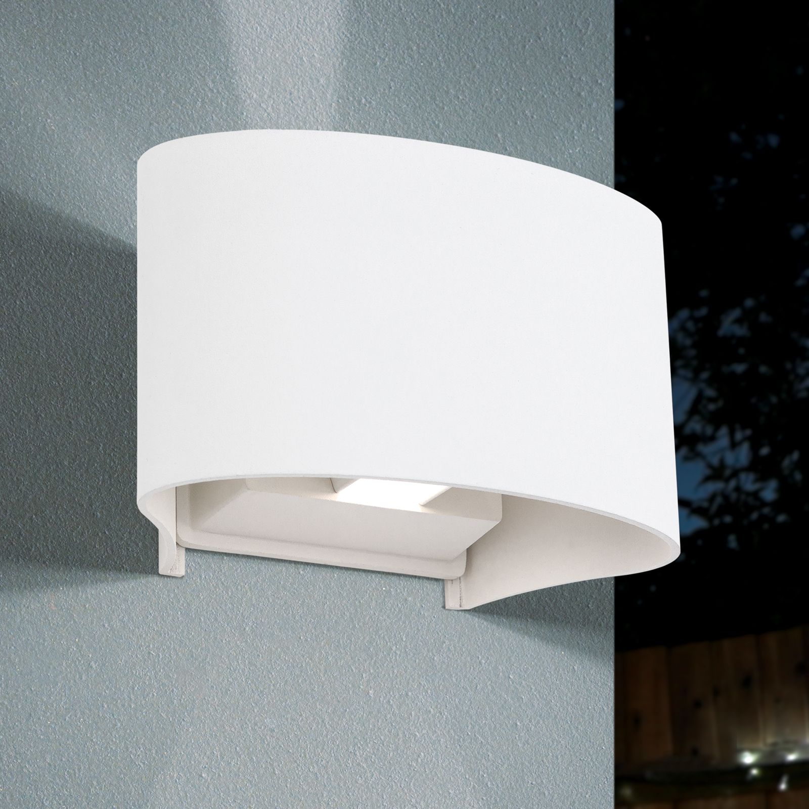 LED Außenleuchte GRETA, Weiß, 2-flammig