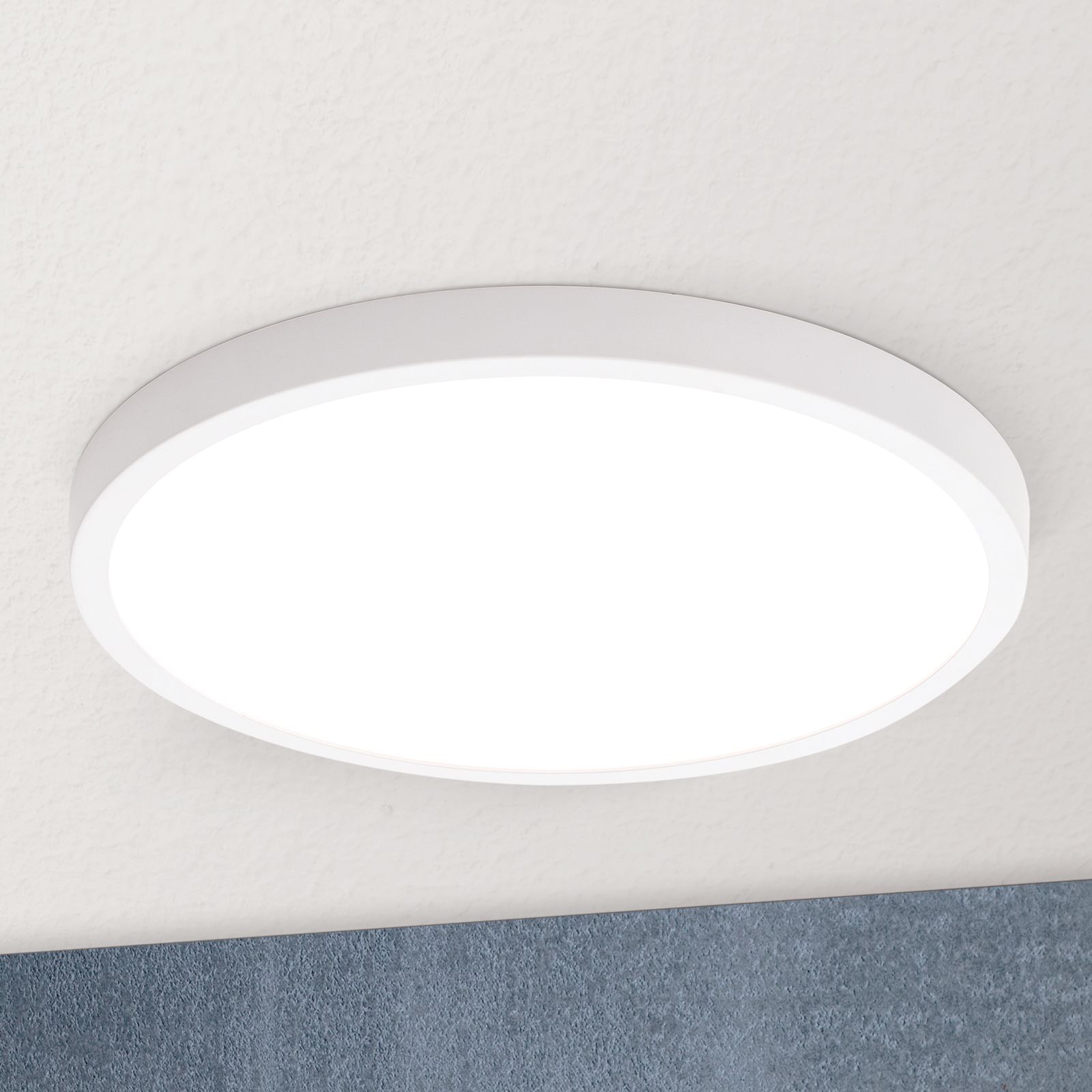 LED Deckenleuchte LERO, rund, weiß, 30cm