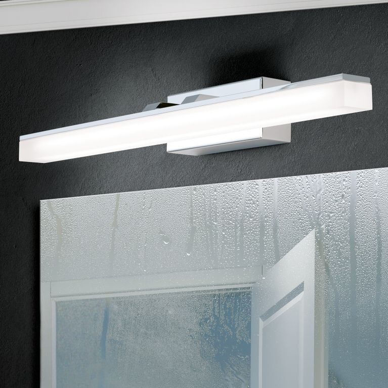 LED wall light LEDINA, chrome, 46cm