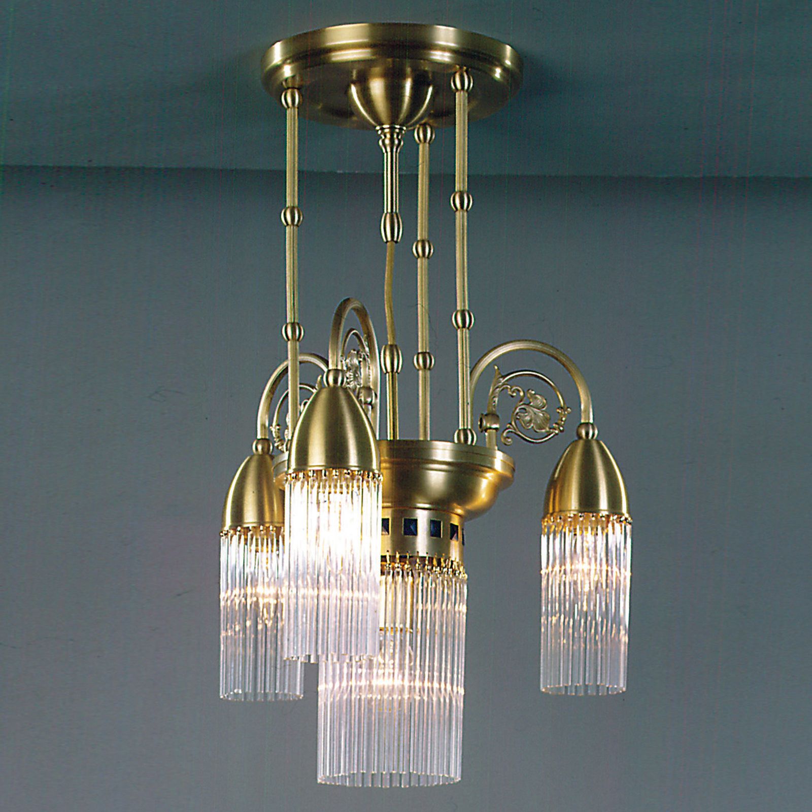 Luster STÄBCHENSERIE, 4-flammig, Bronze