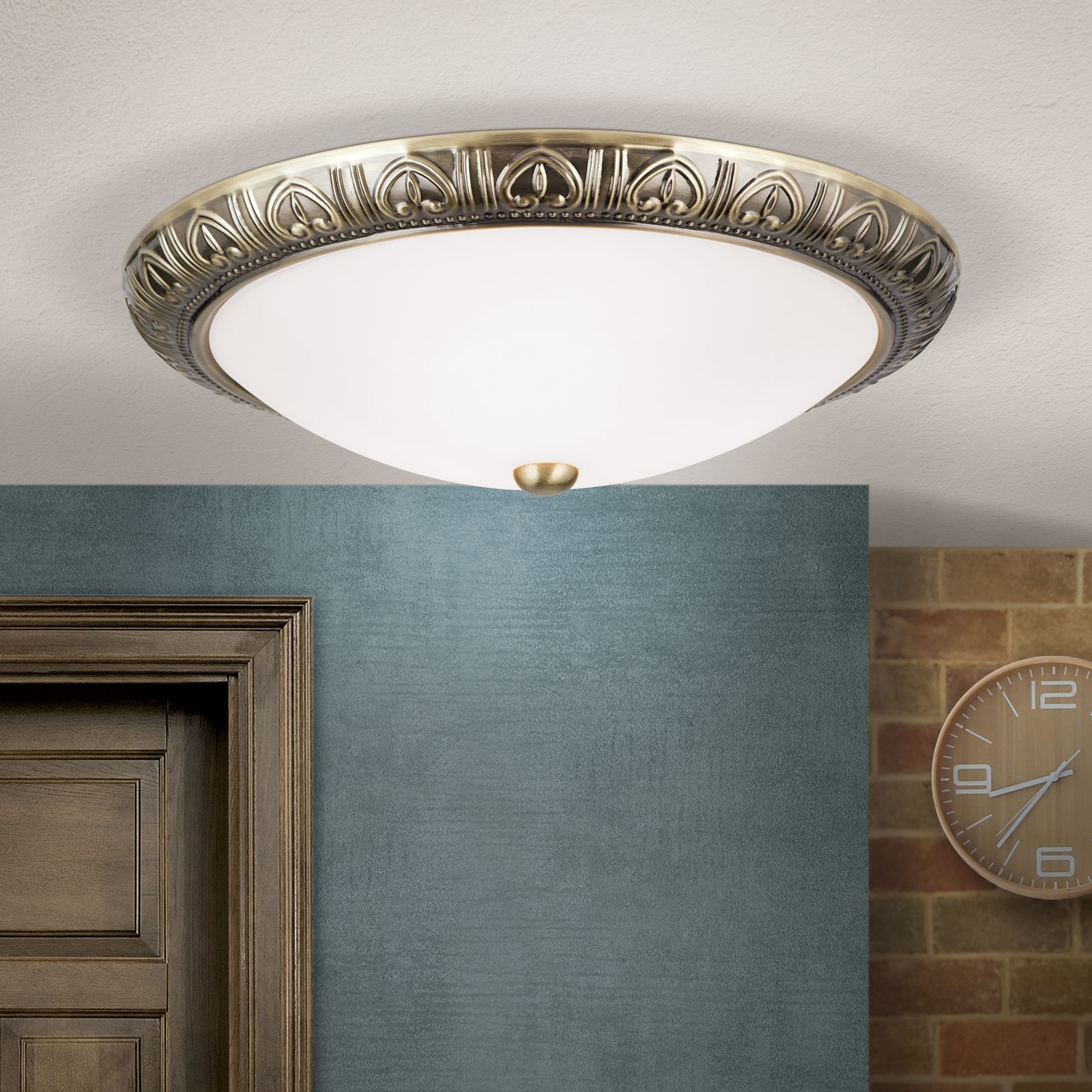 Deckenleuchte PANKOK, Bronze, 38cm