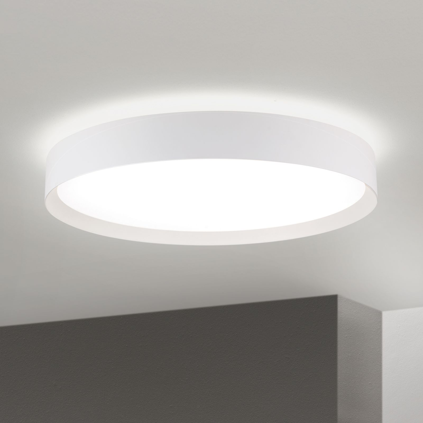 LED ceiling light VARIO, Ø 60cm, white