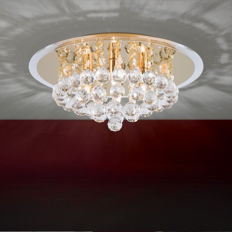 Deckenluster GLORIA, Gold, 38cm