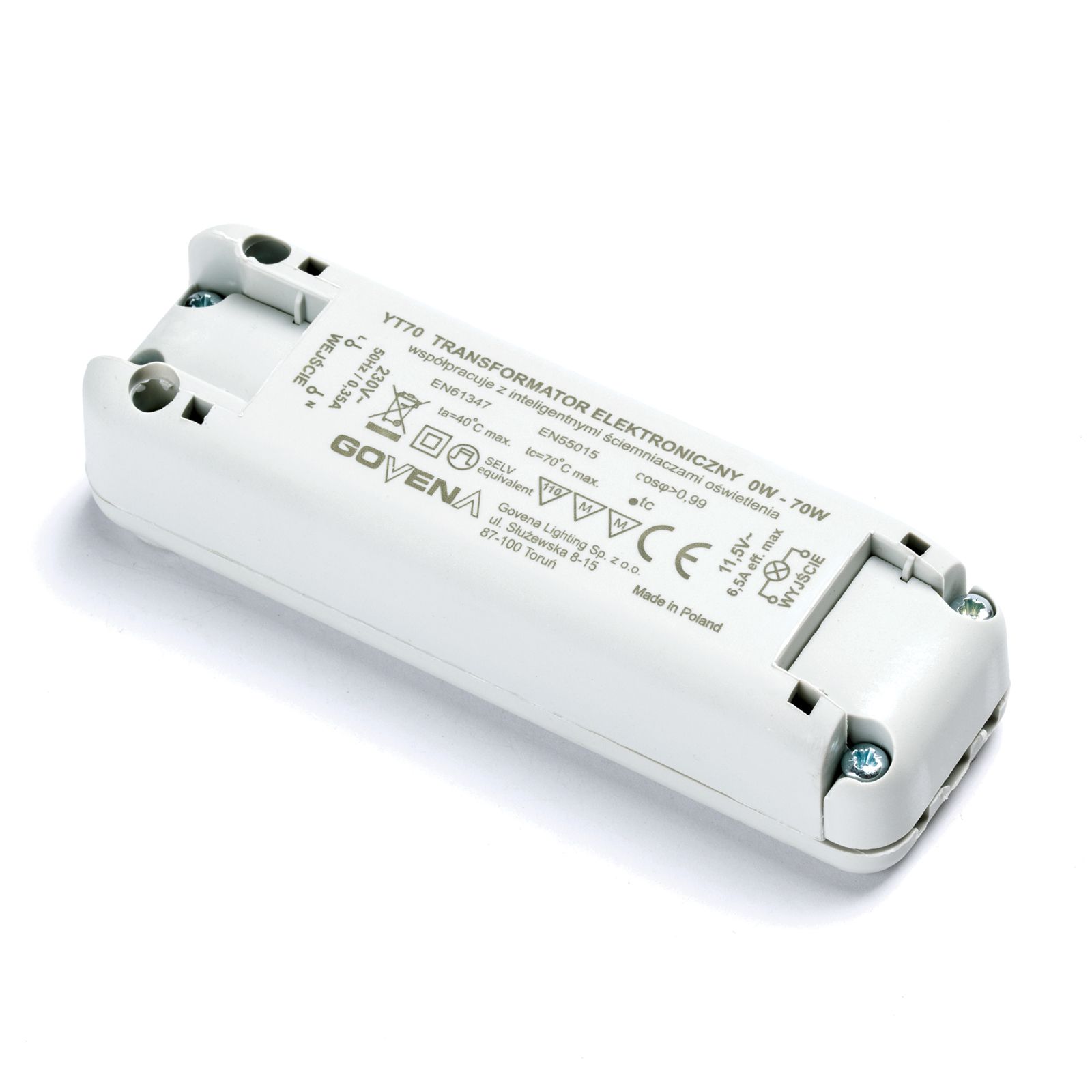 Transformer 70c GOVENA YT70 0-70W, dimmable