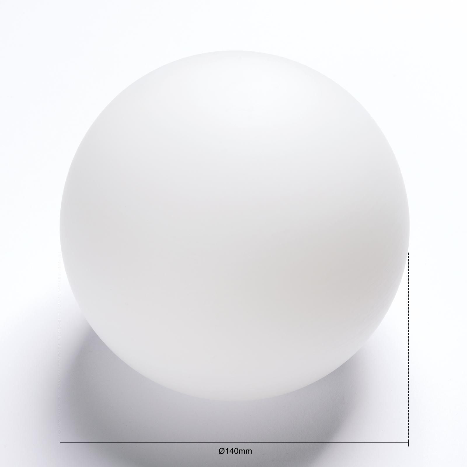 White sphere on sale lamp shade