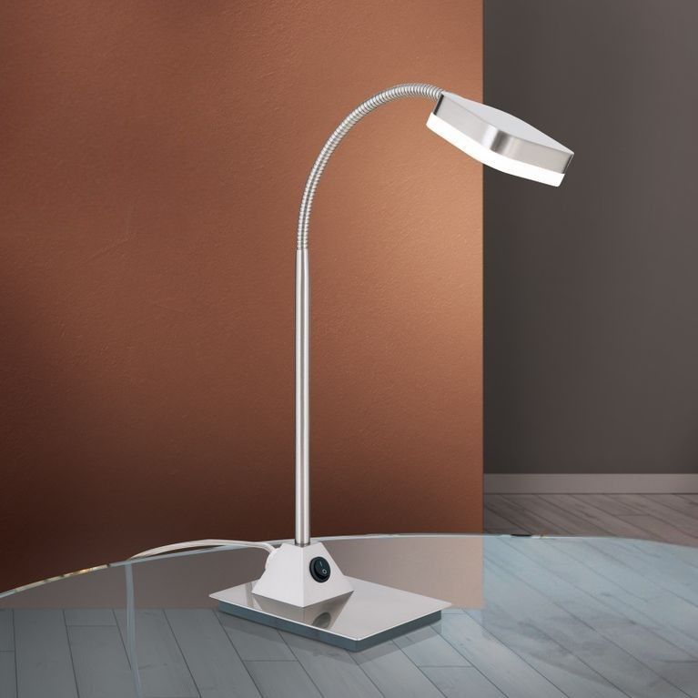 LED table lamp STENO, Satinated