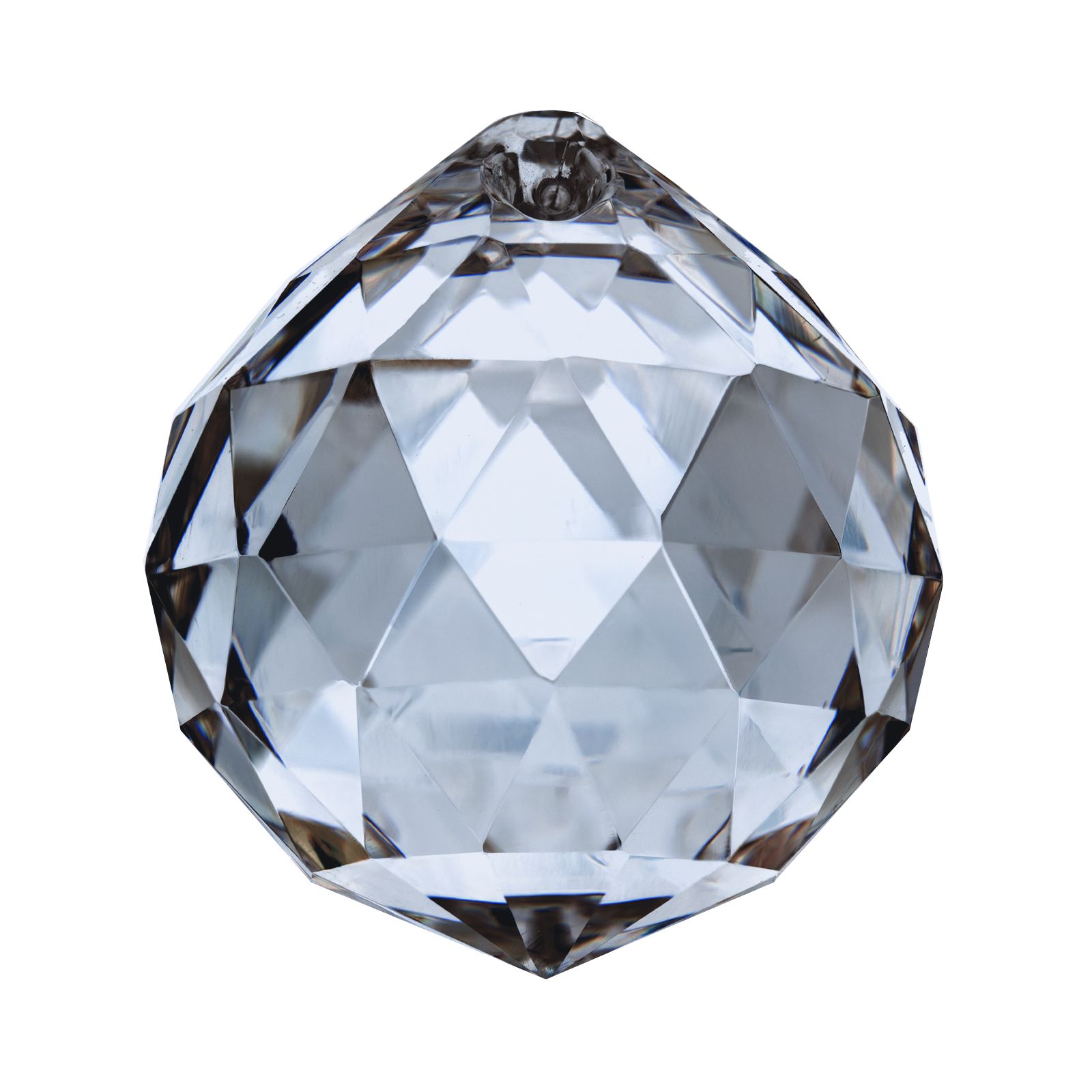 Chandelier crystal sphere, 40mm, transparent
