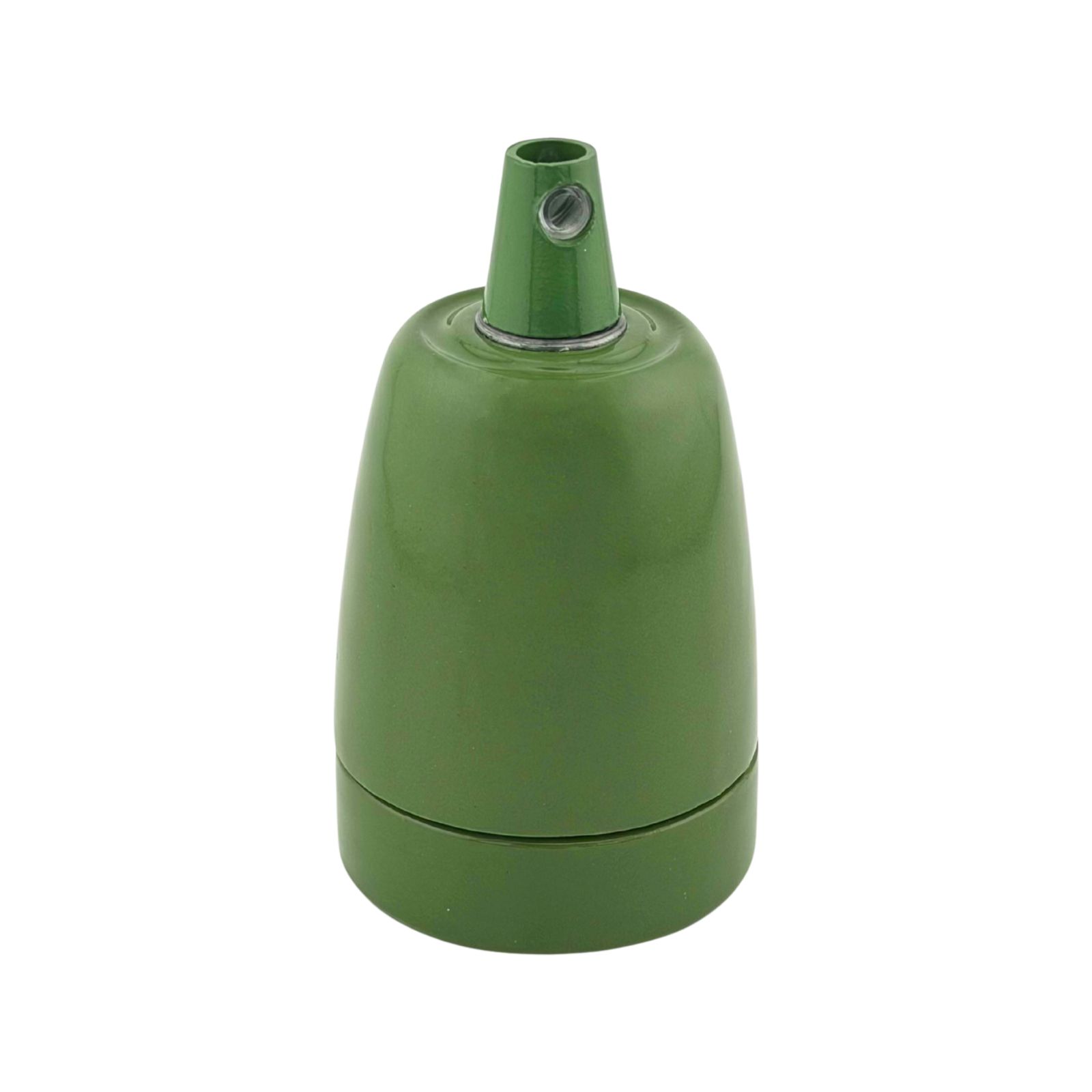 Fassung E27, Gewinde M10x1, 64mm, grün
