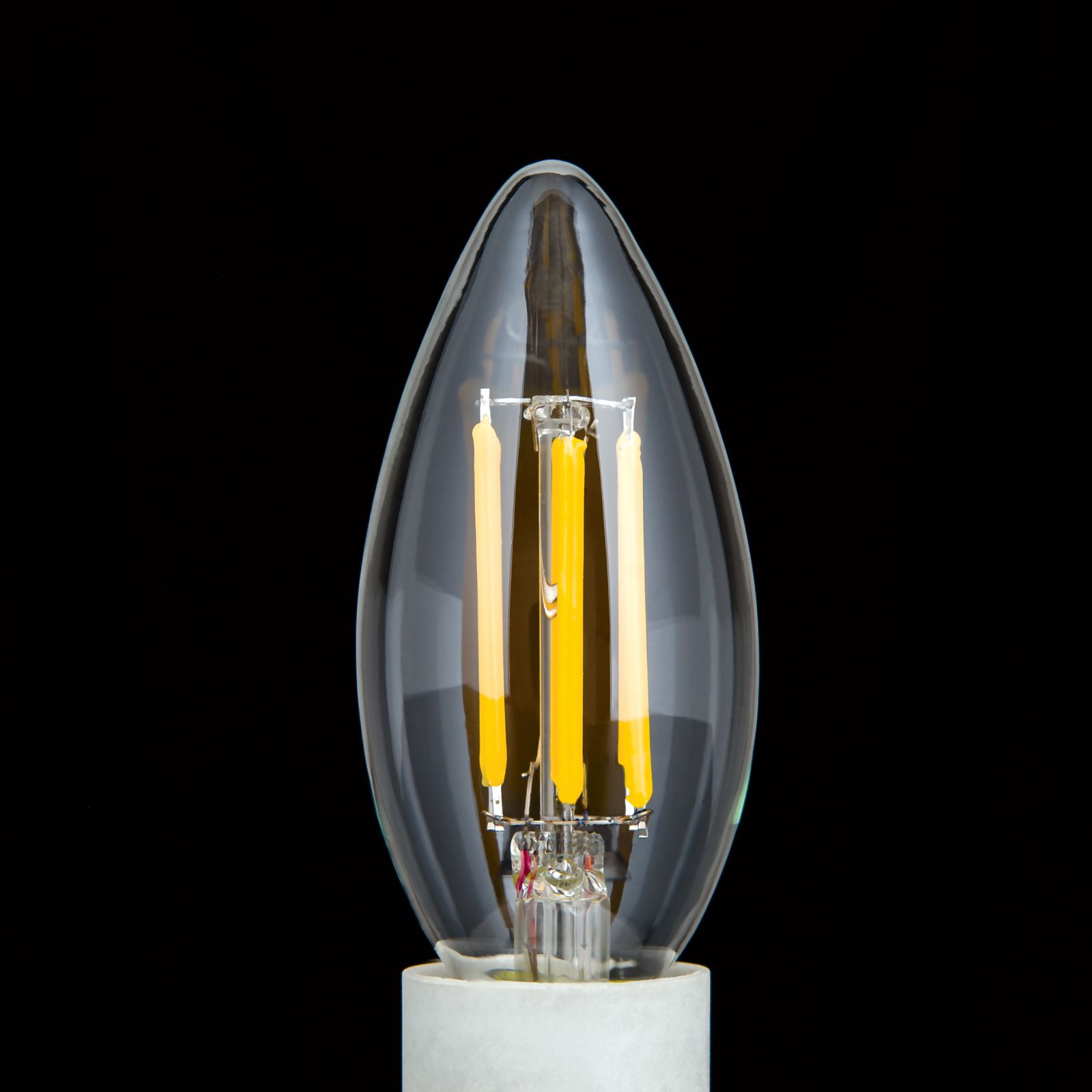LED Kerze, E14, 4,5 Watt, klar