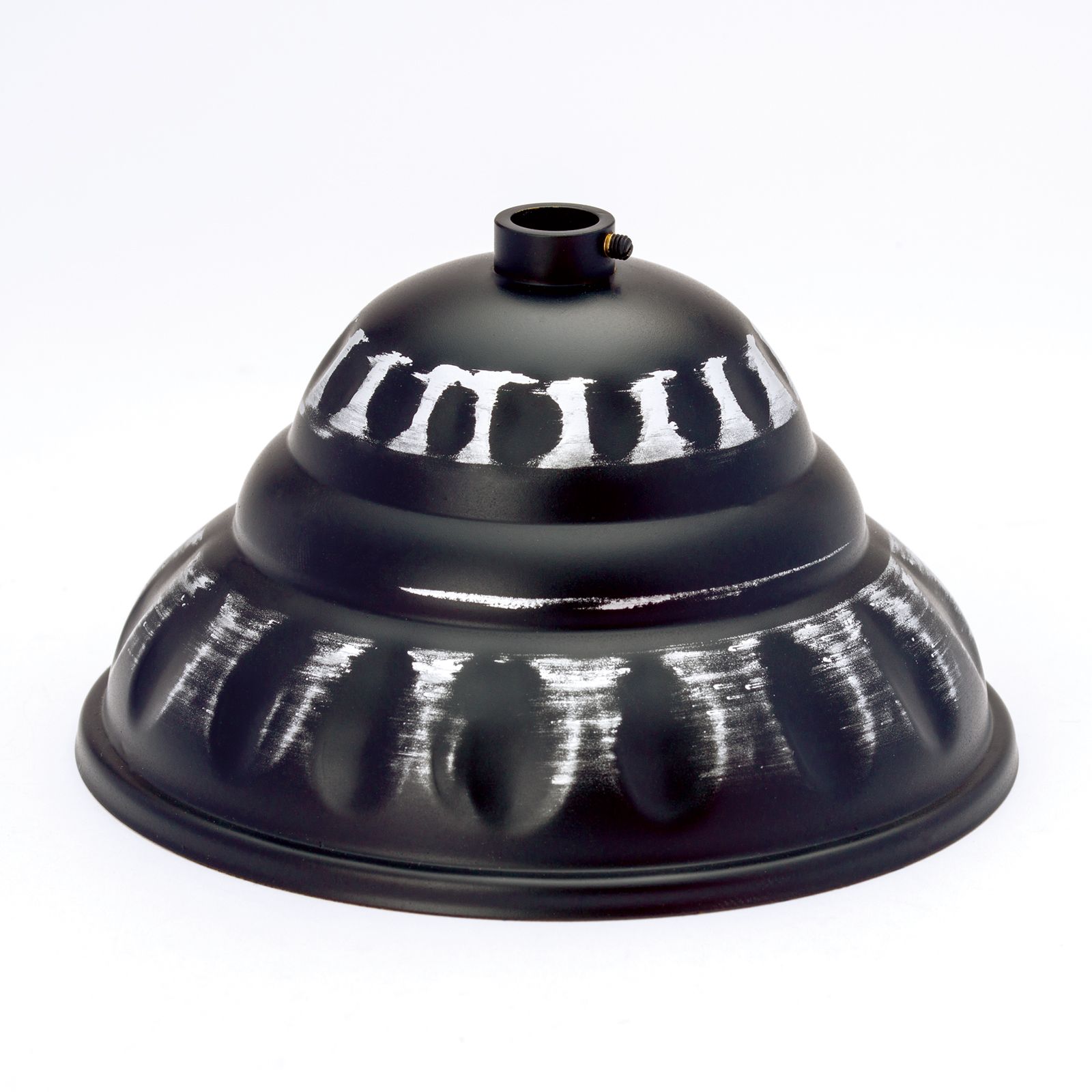 Deckenpin 599/10mm, Ø 110 mm, Schwarz-Silber