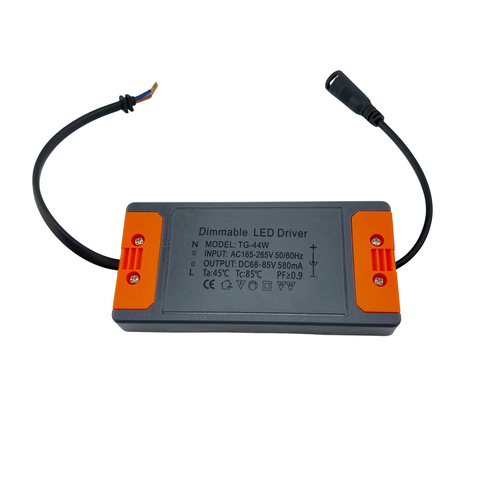 LED Driver 44a QIAOPU Model:TG-44W 580mA, dimmbar