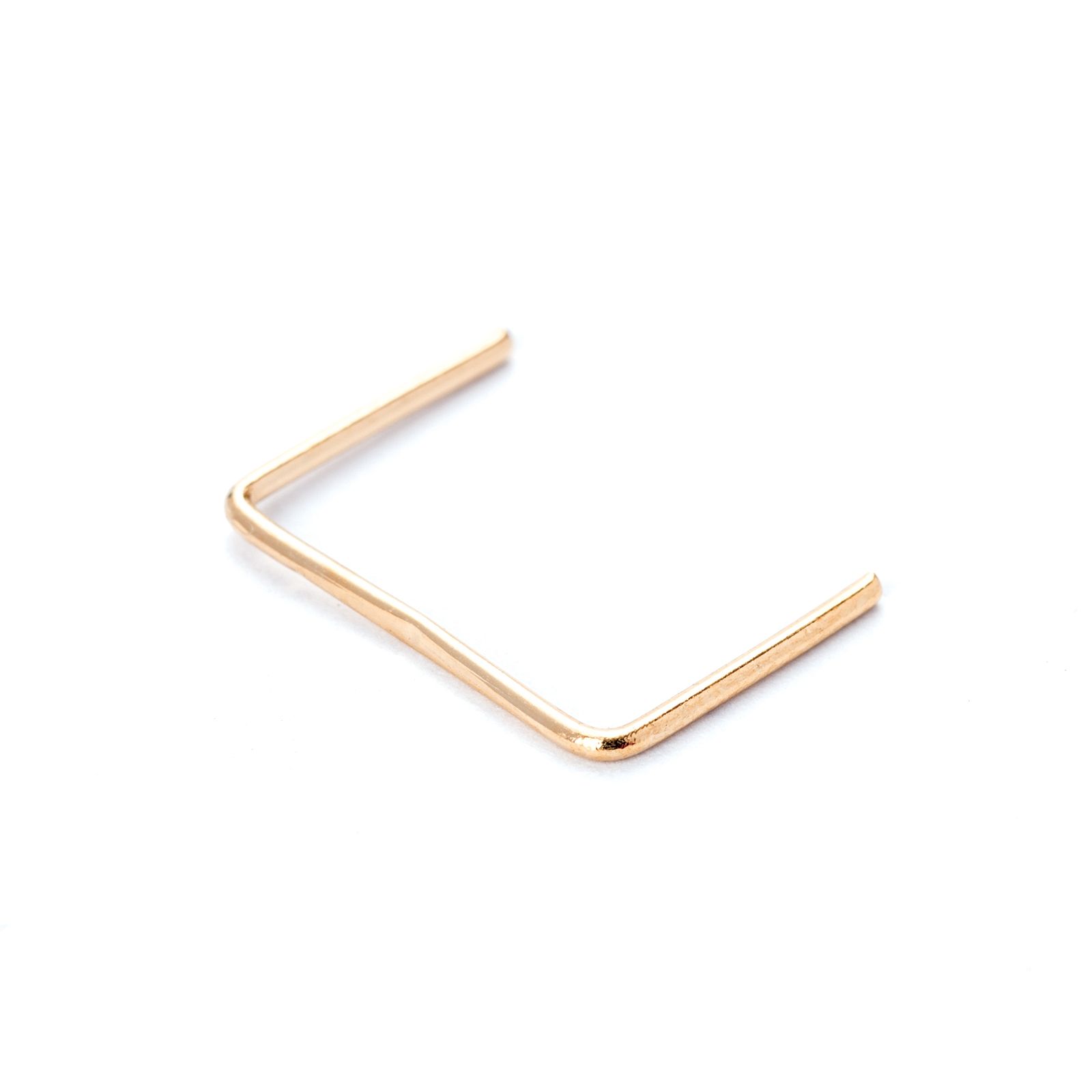 Haken mittelgroß für Kristallbehang, Gold, 12mm