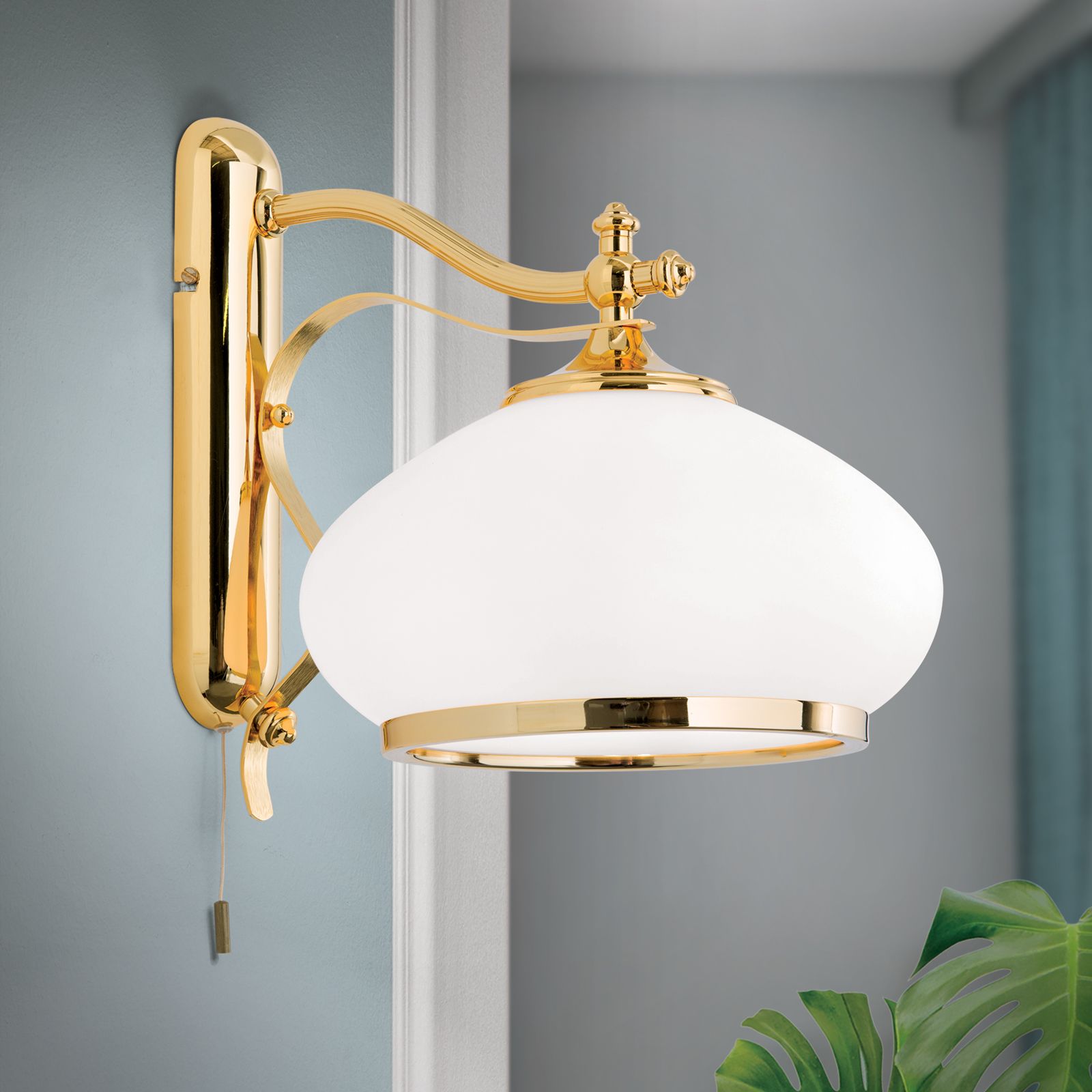 Wall light EMPIRE, 1-flame, gold