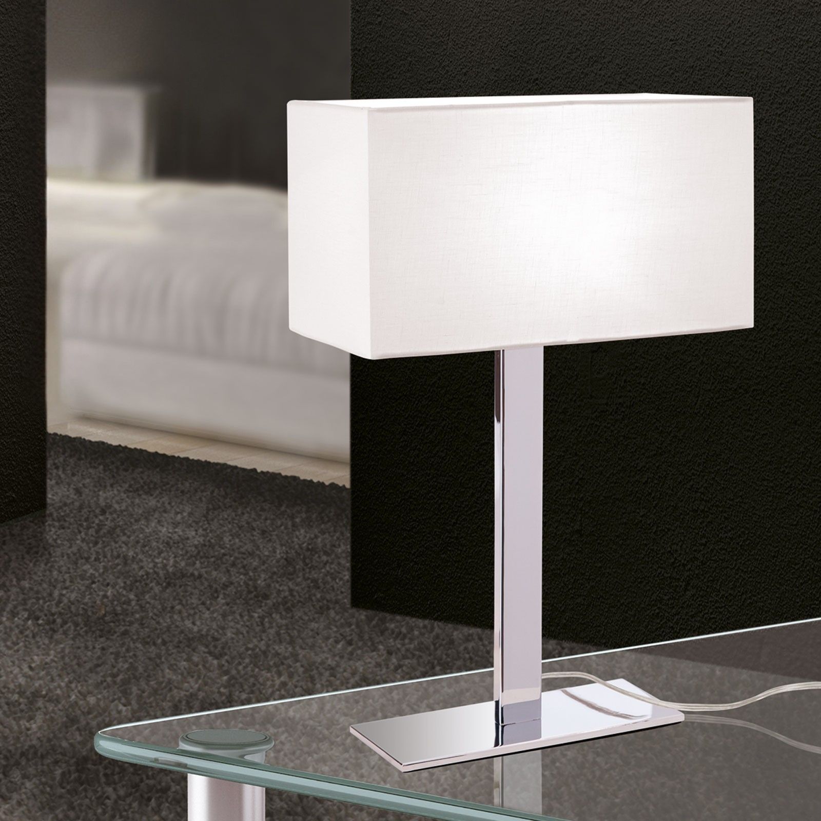Table lamp NANDO, chrome