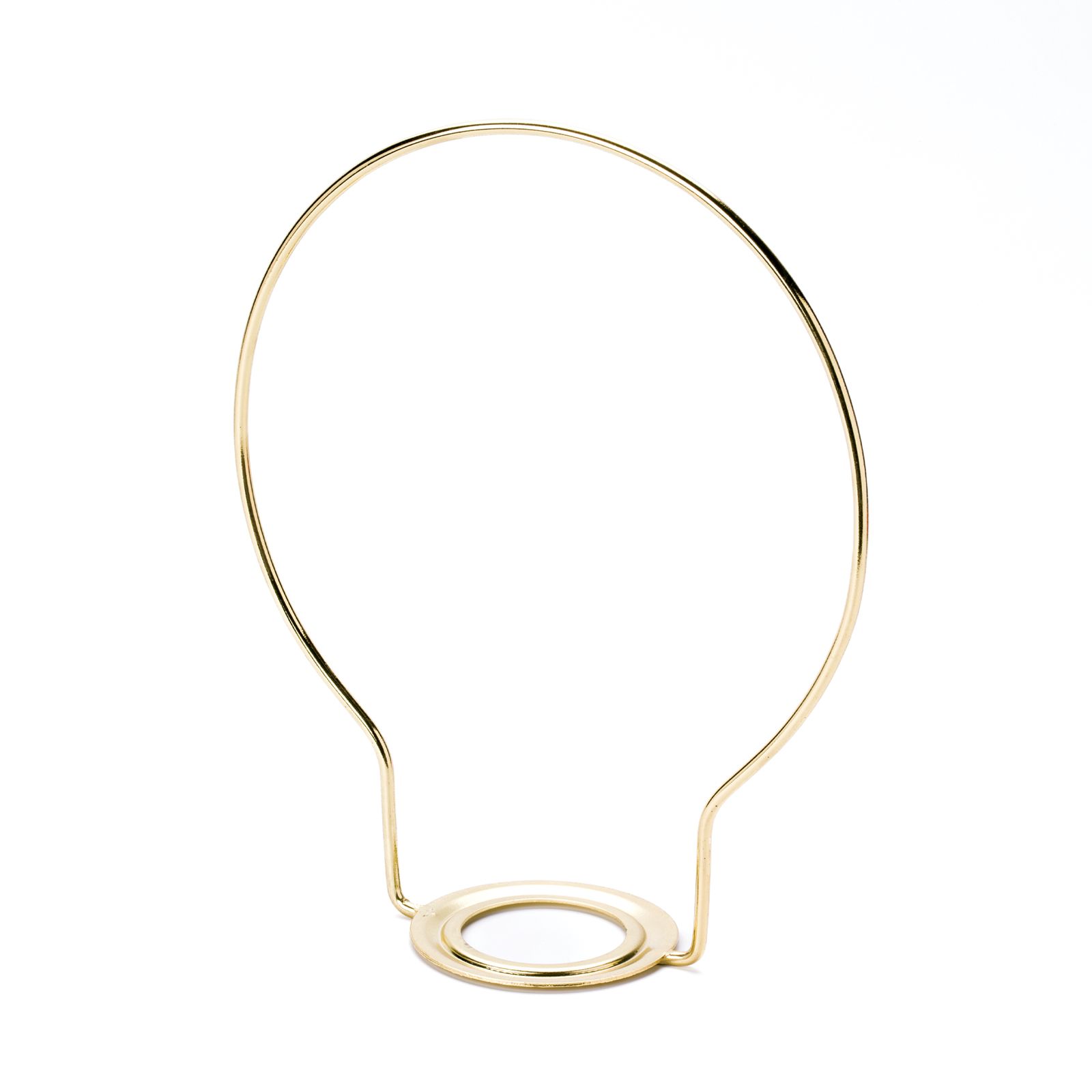 Bracket for fabric shade, brass