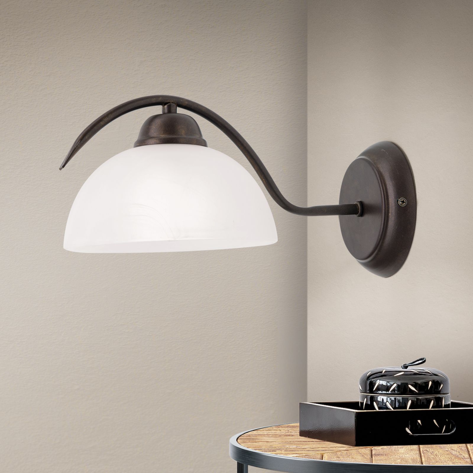 Wall lamp RULA, 1-flame, Antique