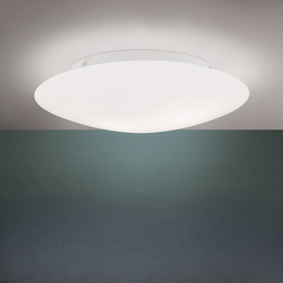 Ceiling light ALBA, opal, 37 cm