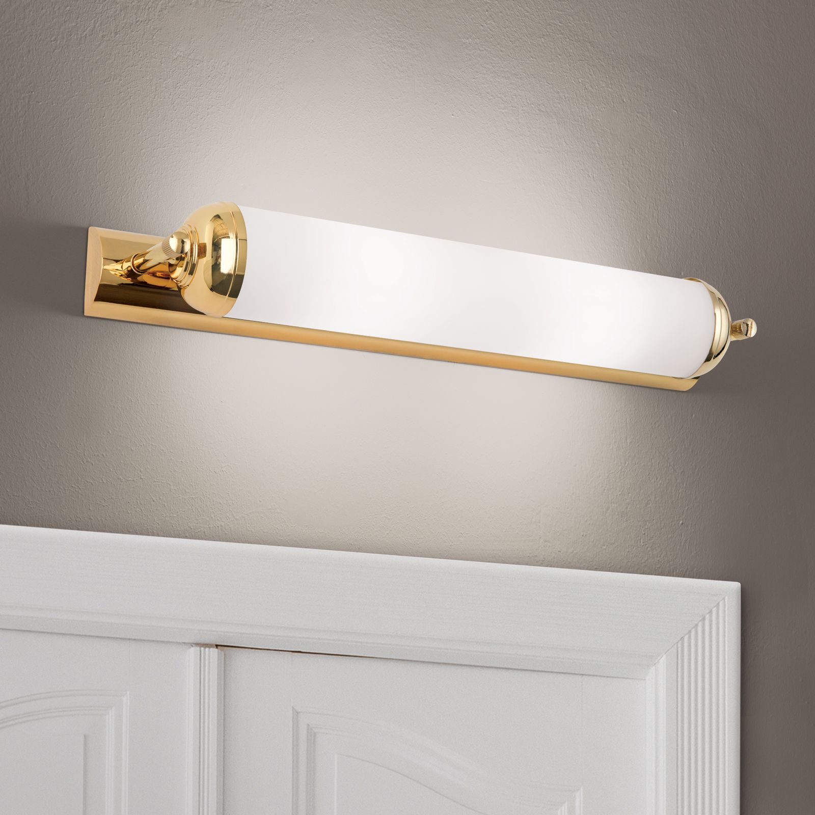 Längliche Wandleuchte WIENER NOSTALGIE, Gold, 42cm