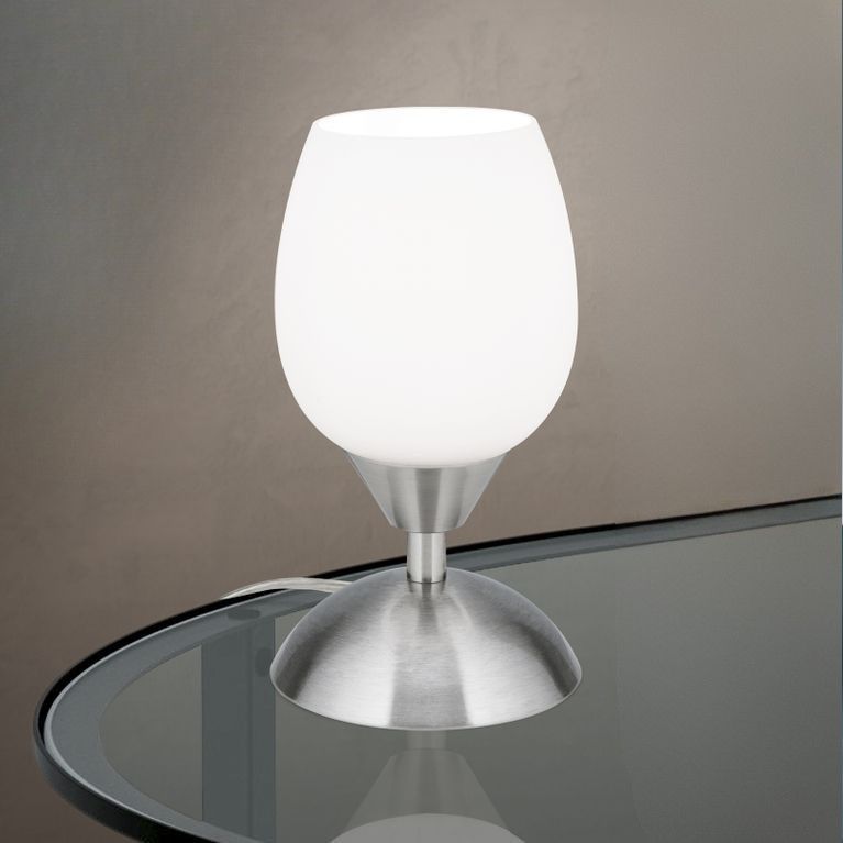 Table lamp TULPA, satinated