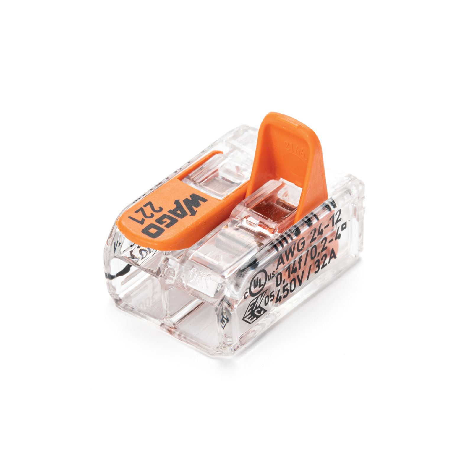 Verbindungsklemme Wago 221-412, 2-polig