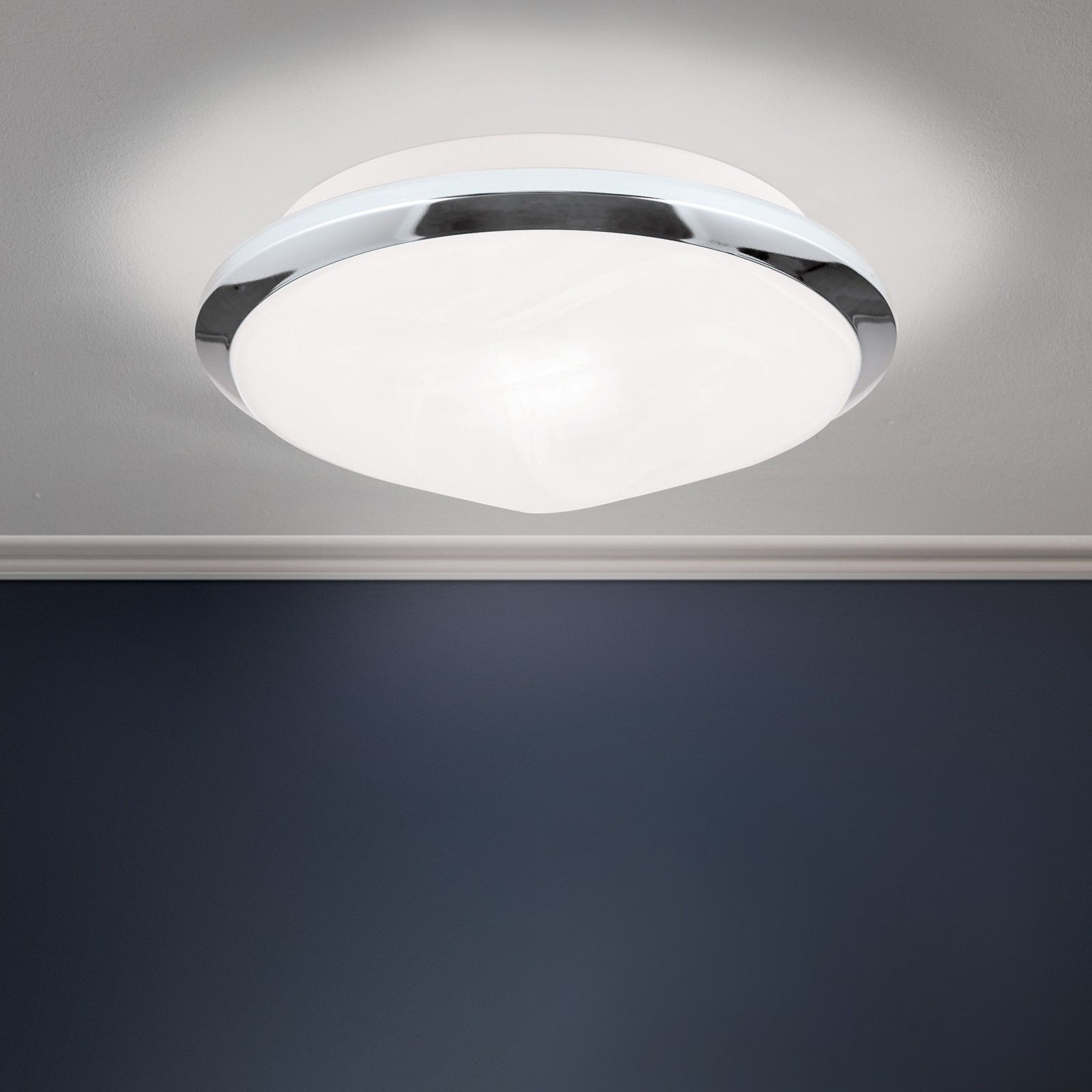 Ceiling light RIMA, 26cm, chrome finish