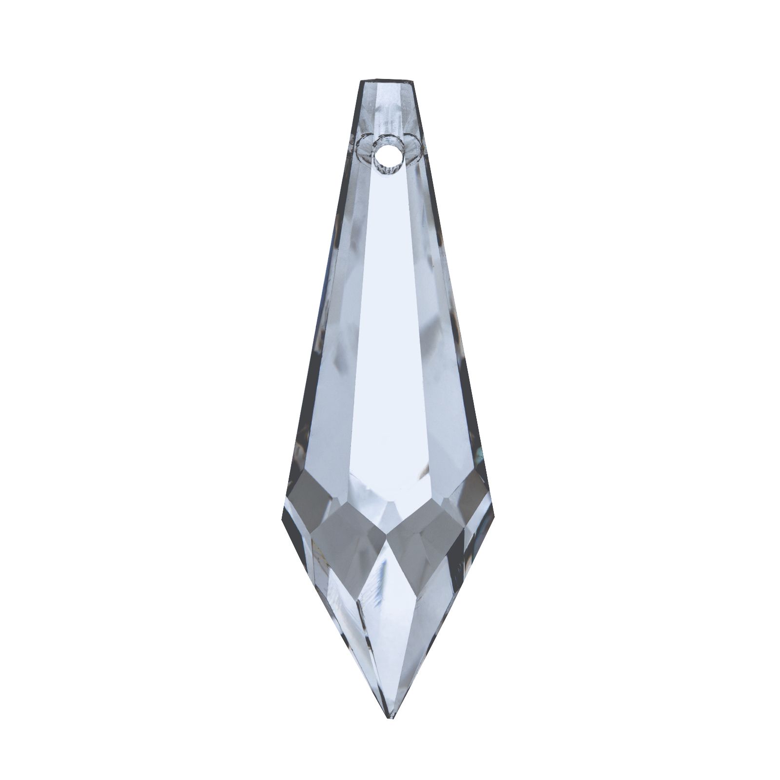 Chandelier crystal pointed crystal SCHÖLER CRYSTAL®, 38x14mm