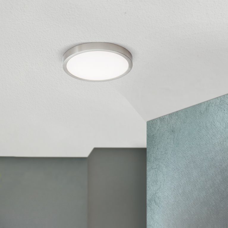 LED Deckenleuchte LERO, Titan, rund, 23cm