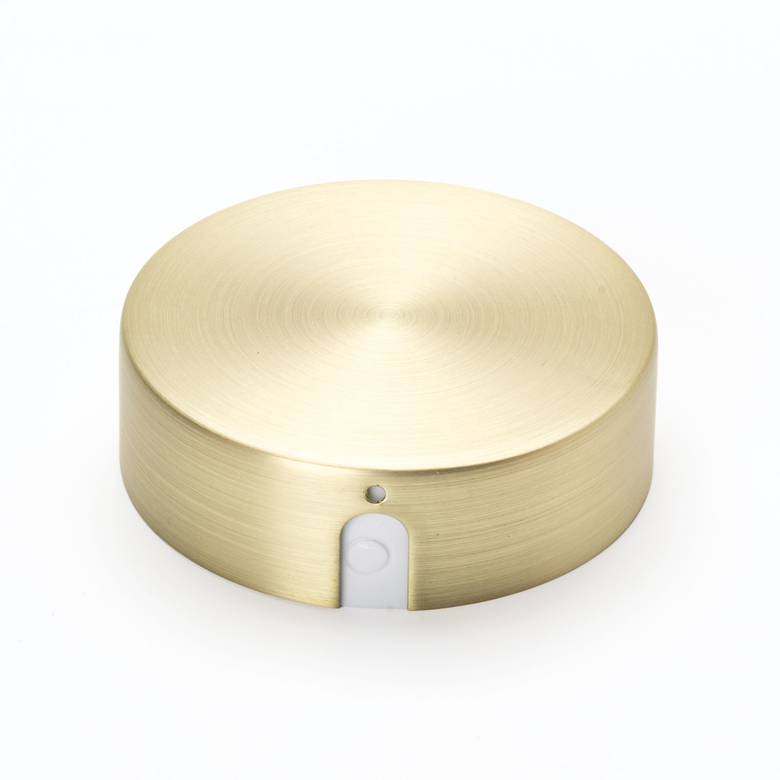Junction box, Ø 70 mm, brass