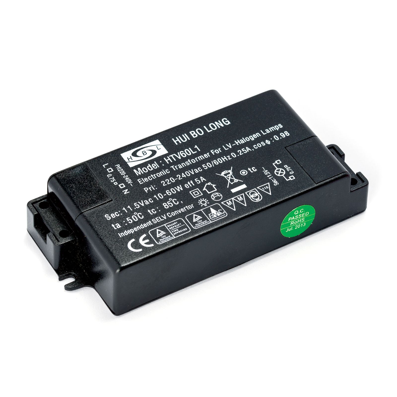 Transformer 60h HuiBoLong HTV60L1 10-60W, dimmable