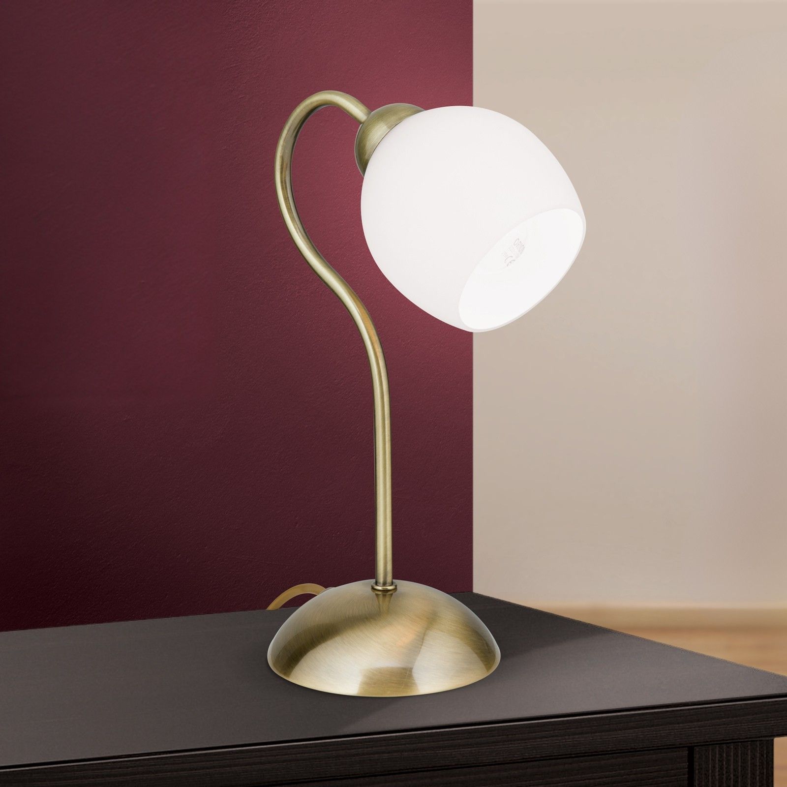 Tischlampe Tulpo, Patina