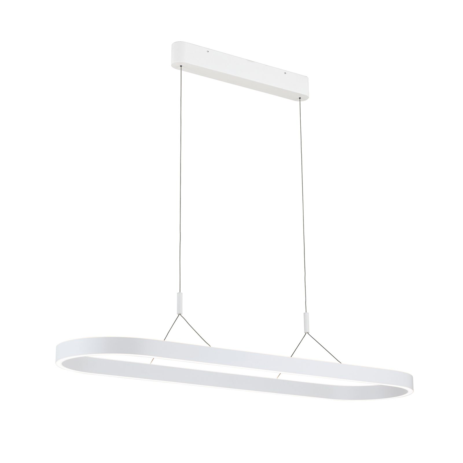 LED Hängeleuchte CARRARA, 120 cm, weiß