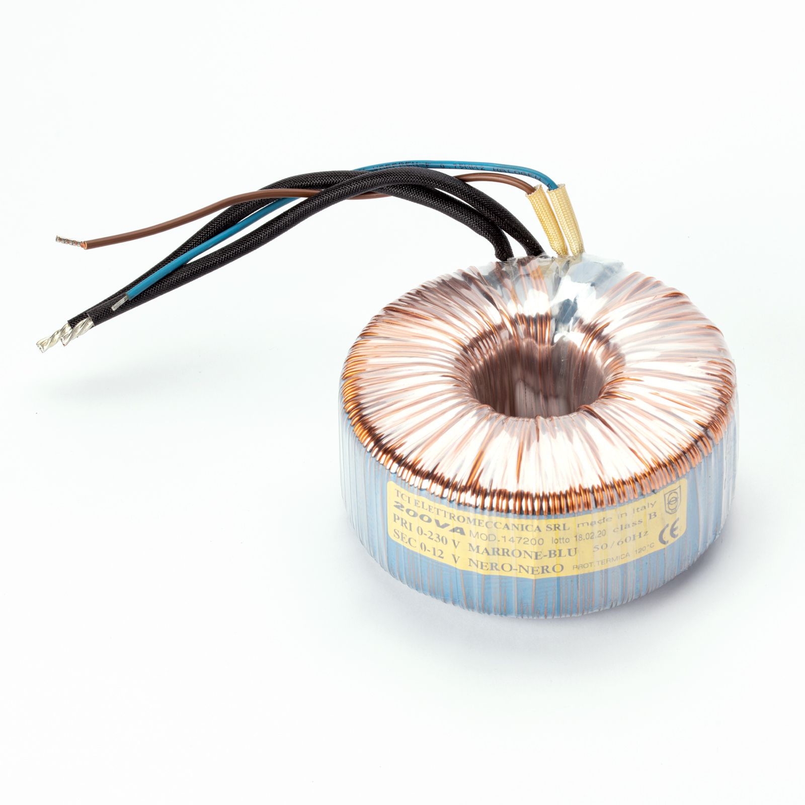 Toroidal transformer 200VA, dimmable