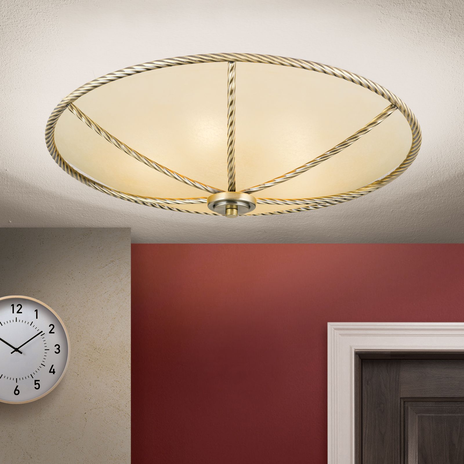 Deckenleuchte MAURO, Patina, 56cm