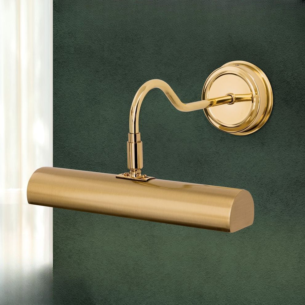 BILDERLEUCHTE, 1-flame, brass matt