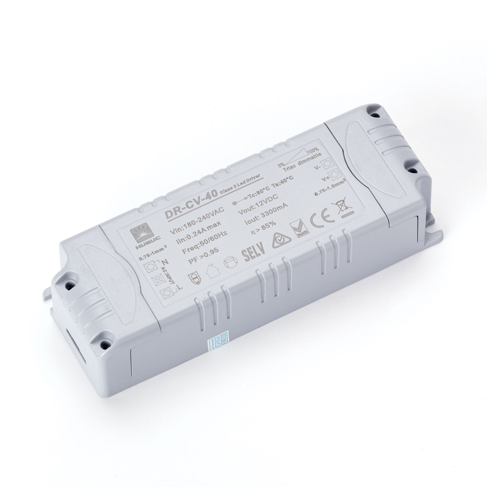 Driver 40m HUARUI DR-CV-40 40W 12VDC, dimmable