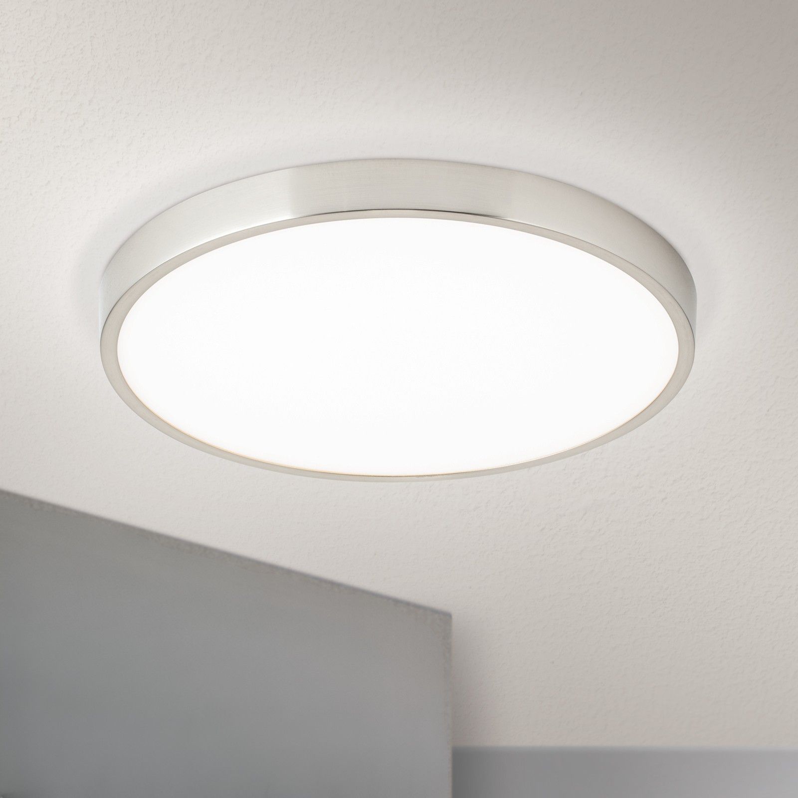 LED Deckenleuchte BULLY, Ø 28 cm, Satin