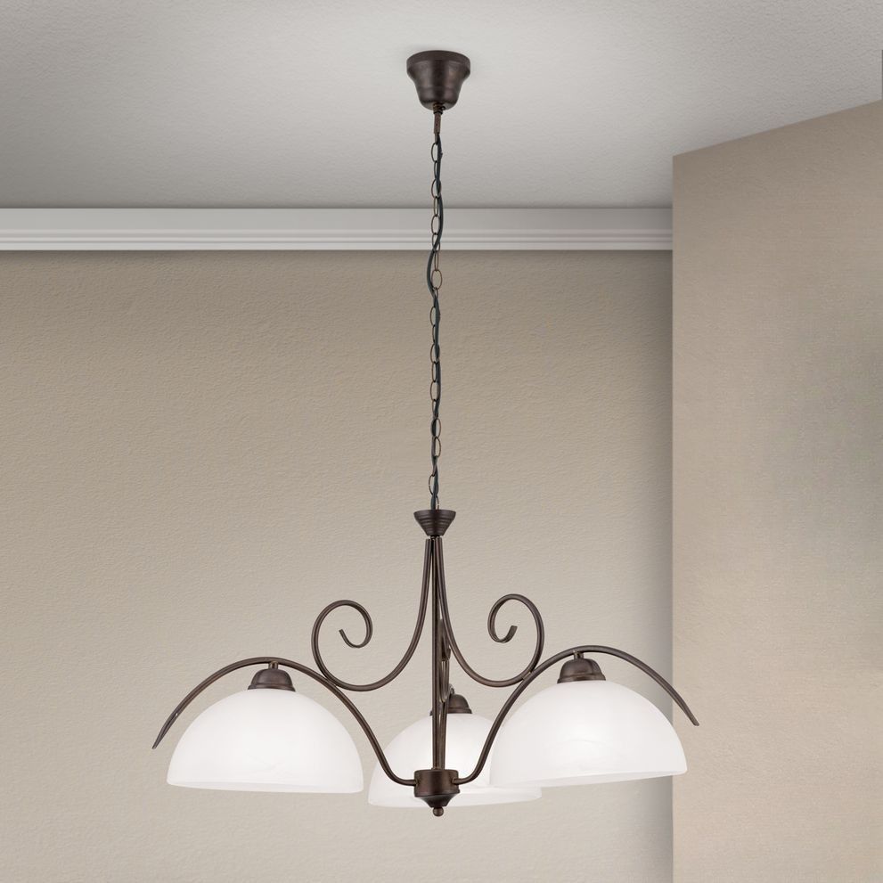 Luster RULA, 3-flammig, Antik