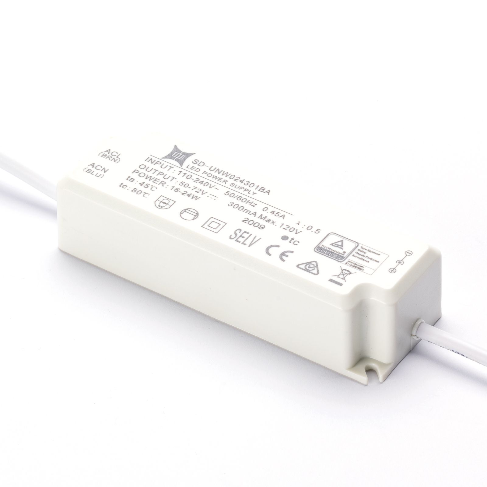 Driver 24e SD-UNW0243018A LED 16-24W, nicht dimmbar