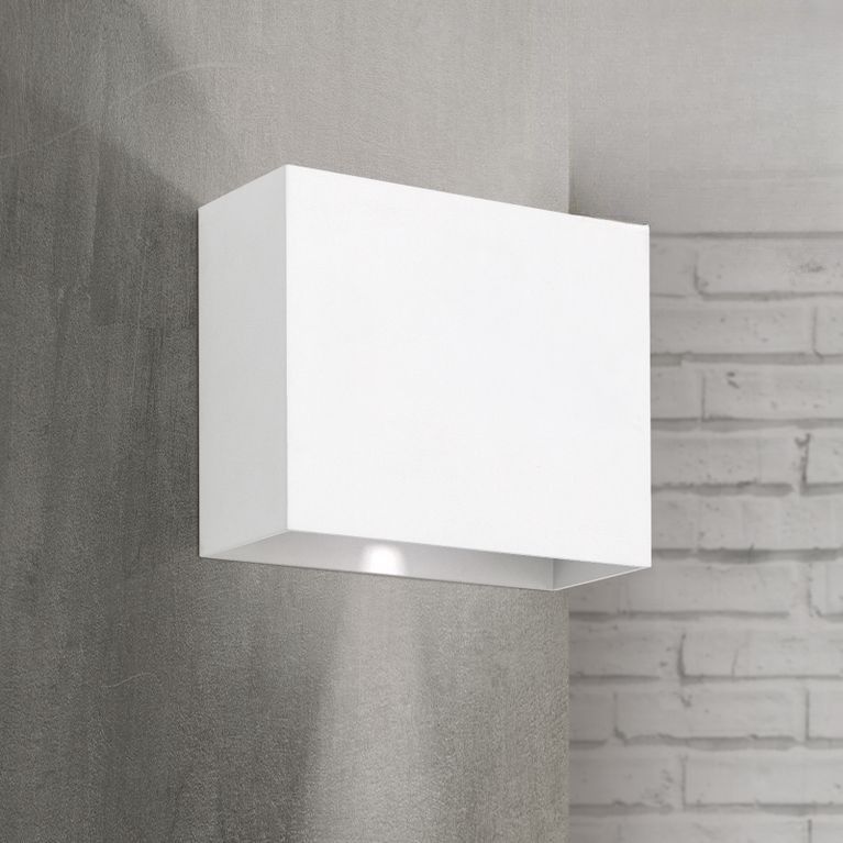 LED-Außenwandleuchte AKZENT, IP65, weiß