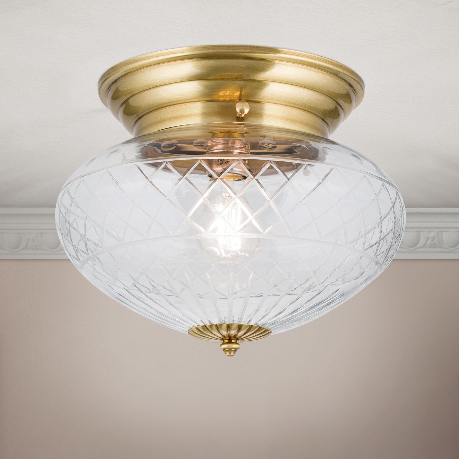 Stropní svítidlo ADELE, bronz, 31cm