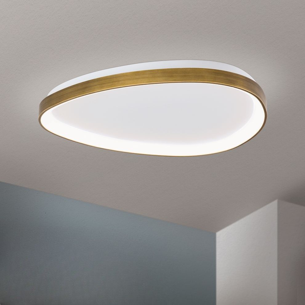 Ceiling light CHARLIE, patina, Ø 65cm