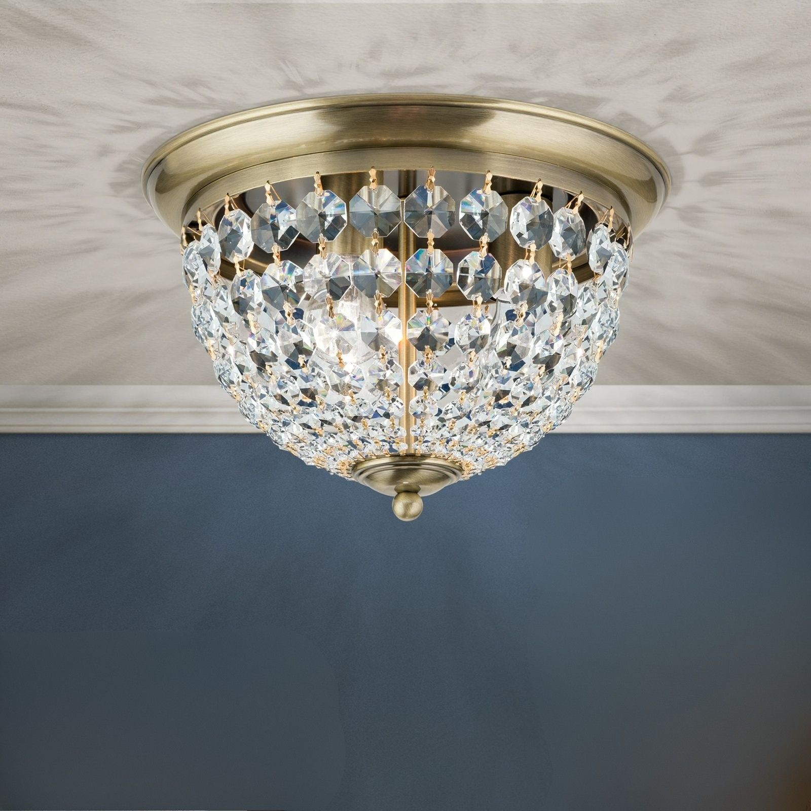 Ceiling light PLAFOND, Ø 35cm, patina