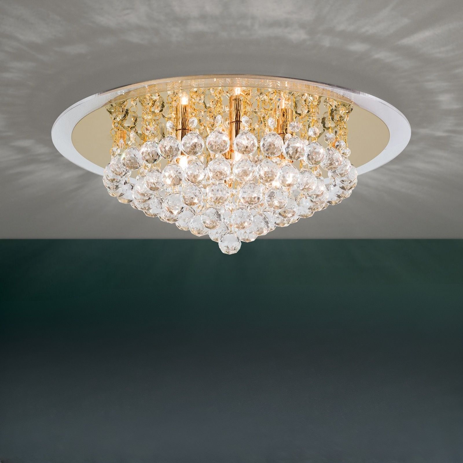 Deckenluster GLORIA, Gold, 50cm