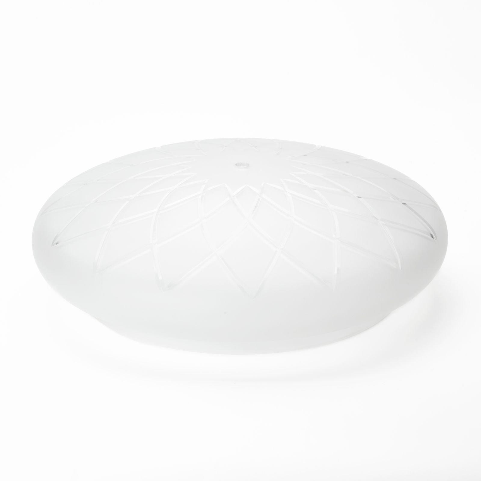 Glass lampshade PORTO, 7791/37, Ø 340 mm, matt opal with polish