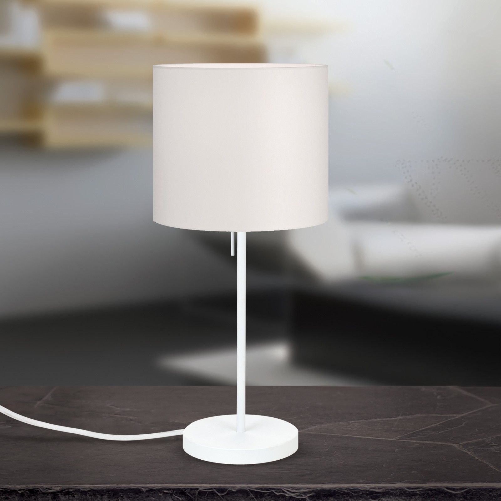 lampenschirm keramik Lampe aus den 70er Jahren aus weißer mi Nudelholz personalisiert Holz