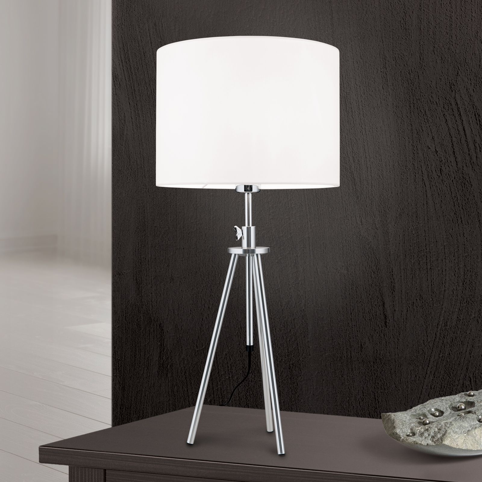 Table lamp ROGER, satinated
