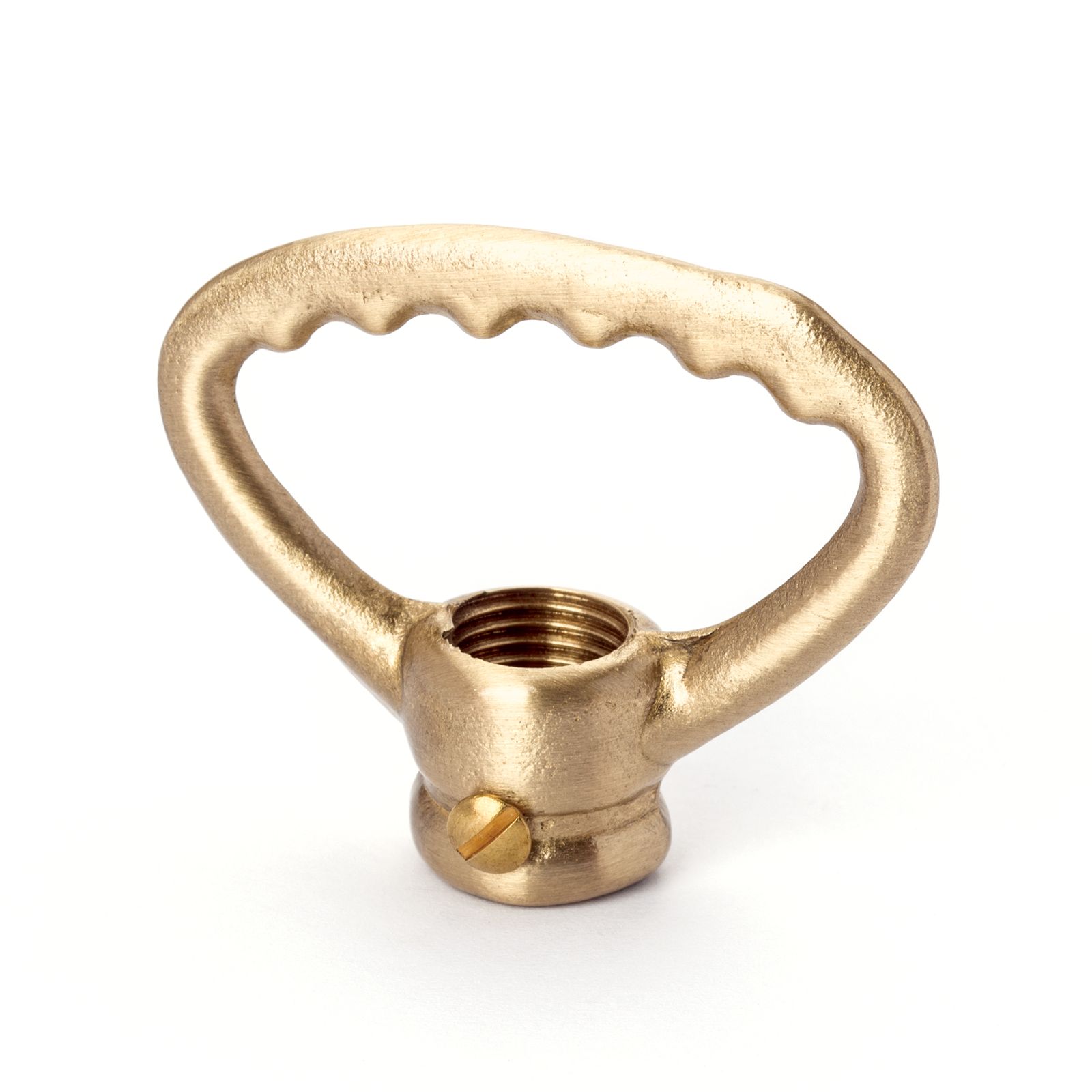 Centering ring nipple, thread M10x1, matt brass