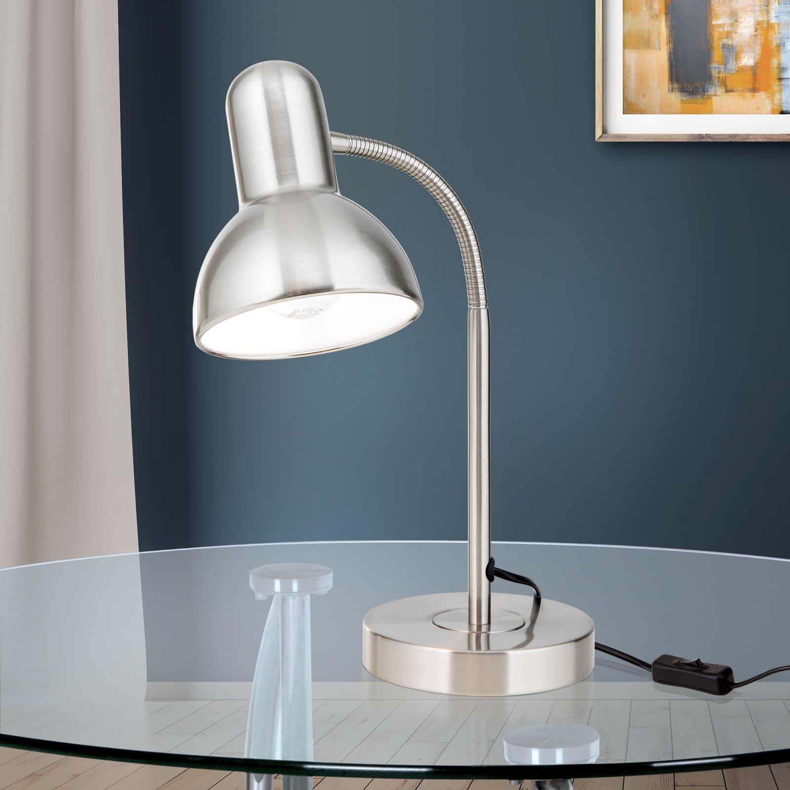 Table lamp NEMO, satin